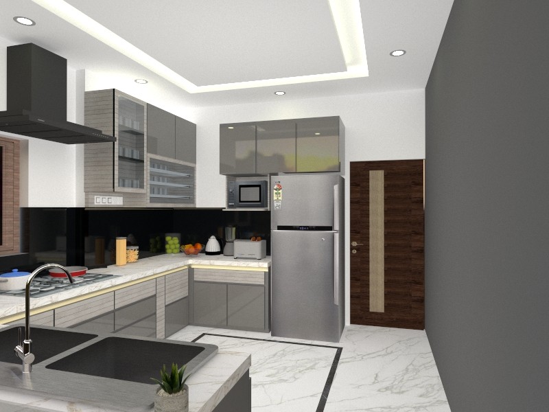 Open Kitchen Arch Design In India - Simple Arch Design For Kitchen Entrance